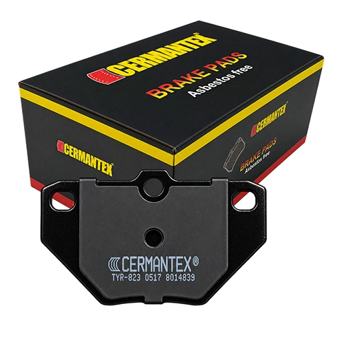 MVM X33 rear brakepad Cermantex box لنت ترمز عقب ام وی ام X33 مدل 1395-1390 سرمنتکس (Cermantex) - تصویر 1