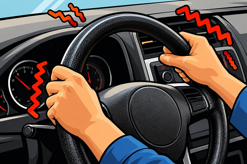 Shaking Steering Wheel Alert